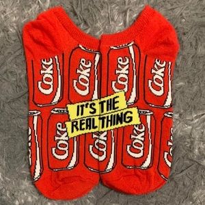 Women’s Size 4-10 No Show/Ankle Socks “Coca-Cola” (New Without Tag)